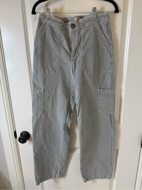 MARINE LAYER Women’s Cargo Pants - Light Grayish Green